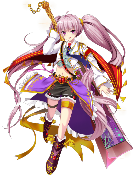 "斬馬刀少女"<a href='http://royflu.zanba.com/card/112.html' target='_blank'>サキ</a>の画像